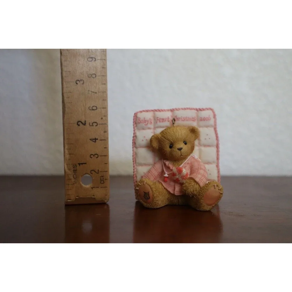 Cherished Teddies Christmas Wishes For A Sweet Little One Baby Girl Ornament